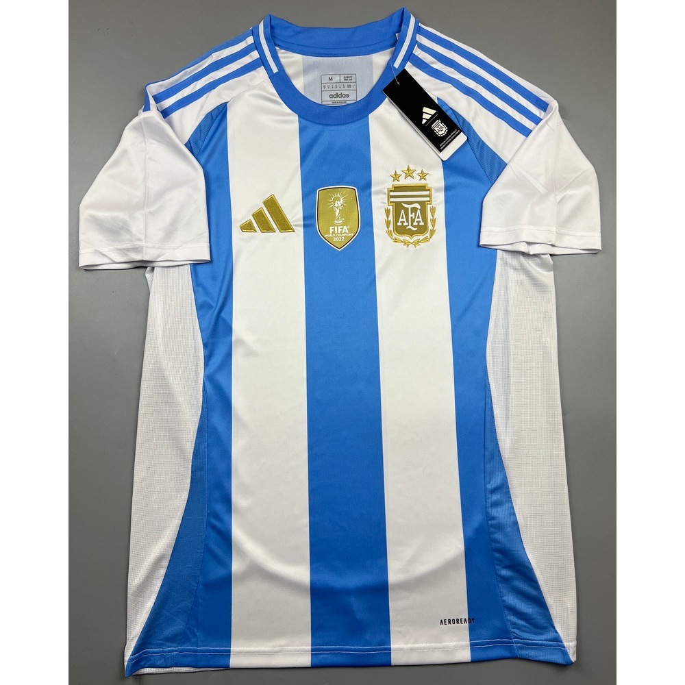 เสื้อบอล แฟนบอล AAA ทีมชาติ อาเจนติน่า เหย้า 2024 Argentina Home สินค้าอยู่ไทย พร้อมส่ง