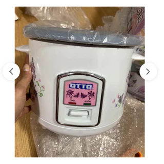 OTTO หม้อหุงข้าวพร้อมซึ้งนึ่ง 1 ลิตร รุ่น CR-110/CR-110T ​(คละรุ่น คละลาย) หม้อหุงข้าวอุ่นทิพย์ หม้อนึ่ง รับประกัน 1 ปี