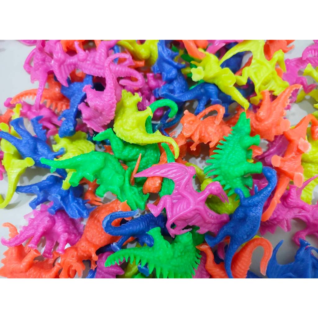 ของเล่นโบราณ ไดโนเสาร์พลาสติก บรรจุ 100กรัม 300กรัม500กรัม - รูปที่ 2