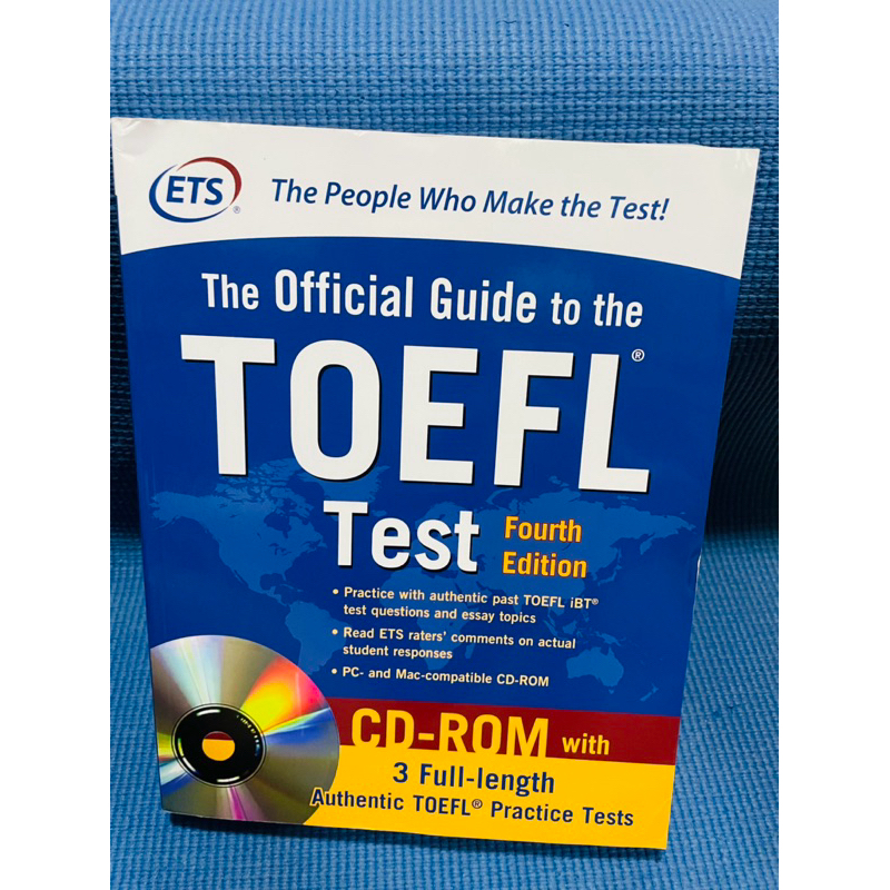 TOEFL ETS The Official Guide to the TOEFL test with DVD  fourth edition +cd 💥ไม่มีเขียน