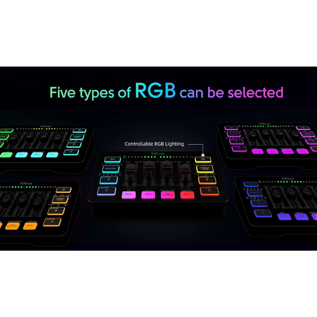 [Pre-order][ถูกที่สุด] FIFINE AMPLIGAME SC3 USB MIXER WITH XLR/HEADSET INPUT