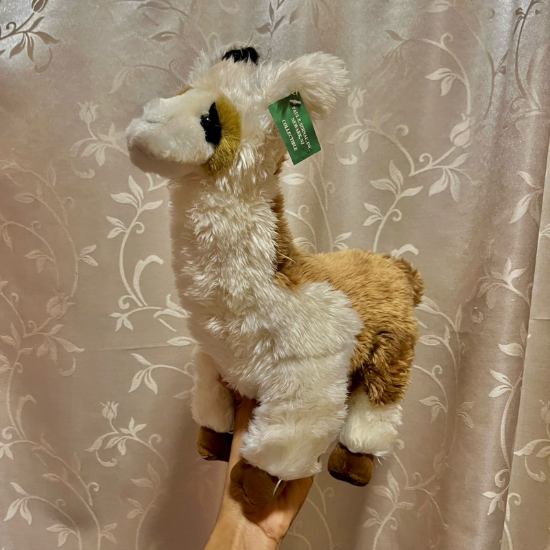 ตุ๊กตาลามะเหมือนจริง ขนนุ่ม Llama Plush Soft Toy ตุ๊กตาสัตว์เหมือนจริง สีขาว น้ำตาล ดำ ของขวัญน่ารัก