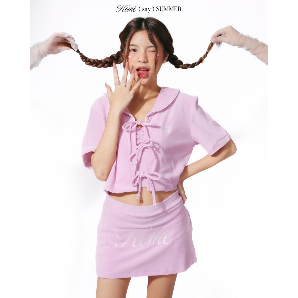 kome.offi เสื้อเซ็ตผ้าขนหนู kome (say) summer collection - รูปที่ 4