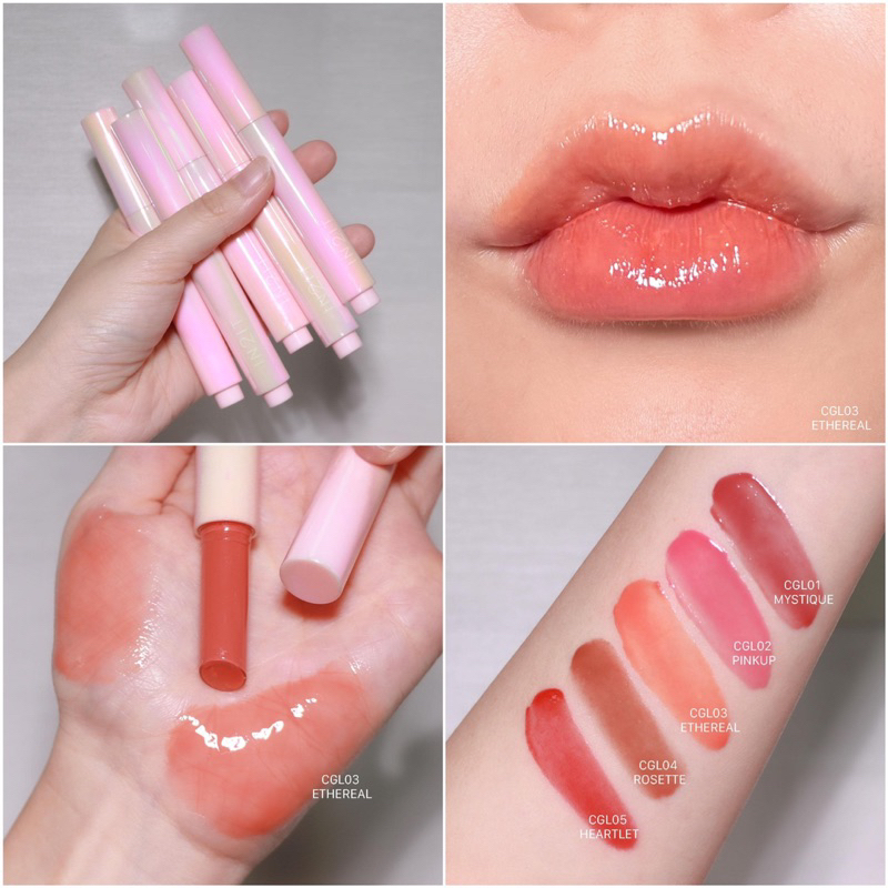 IN2IT Click Click Glass Lip น้องเป็นลิปกลอสแบบปากกากดๆ ได้ฟินิชปากฉ่ำๆ แบบกระจกเลย