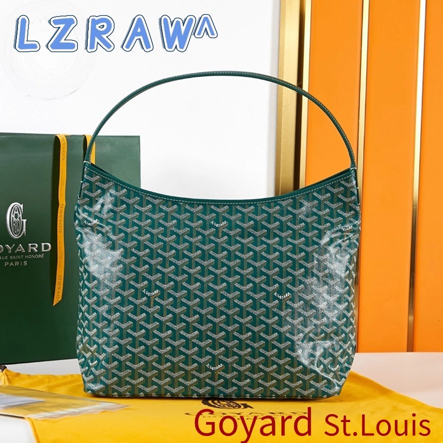 New Goyard St.Louis Tote Bag PM คลาสสิคสุด ถุงสิริ GM สีดำ ขอบสีน้ำตาล สีเขียว สีขาว สีเทา Saint Louis