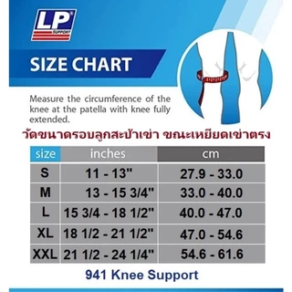 LP 941 Knee Support ที่รัดเข่า ผ้ารัดเข่า เข่าเสื่อม ผ้าcotton100% ใส่สบาย นุ่ม ระบายอากาศดี