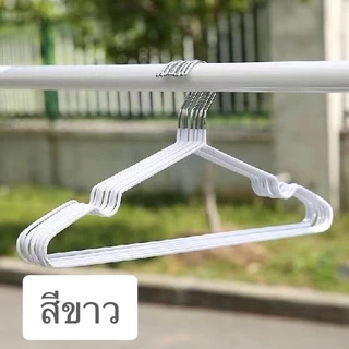 ไม้แขวนเสื้อสแตนเลสเคลือบซิลิโคน ขนาด 40 cm. ไม้แขวนผ้า รุ่น. N1