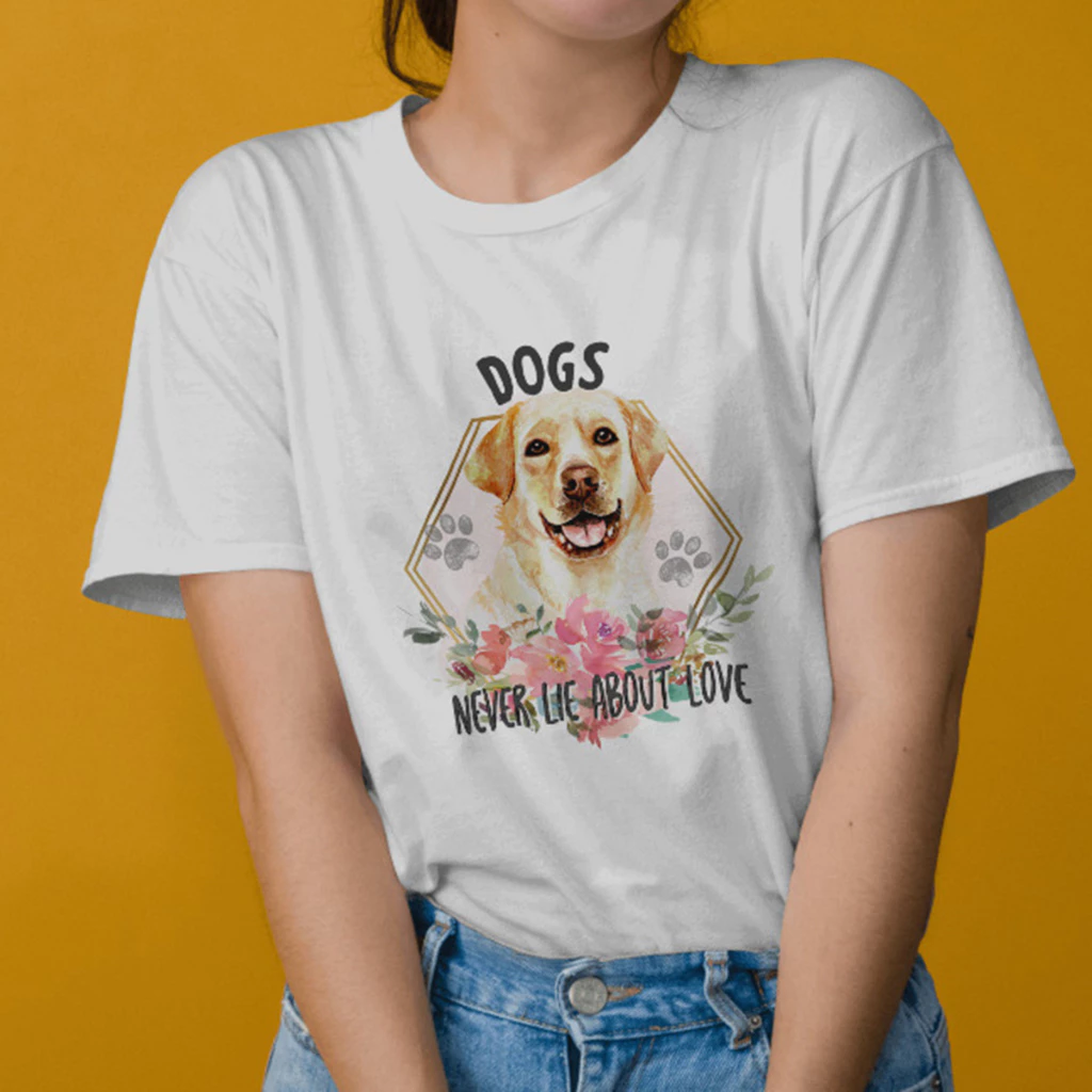 เสื้อยืดสกรีนลายหมา Labrador Retriever FLOGA7