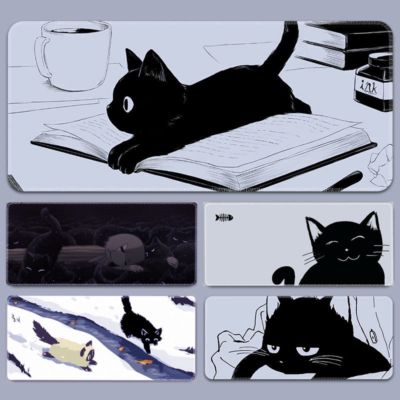 ขนาดใหญ่ แผ่นรองเม้าส์ 80x30cm หนา3mm แผ่นรอง สำ าหรับเล่นเกมคอมพิวเตอร์ gaming mouse pad