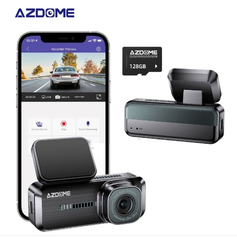 กล้องติดรถยนต์ AZDOME M200 Dashcam