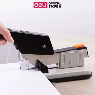 เครื่องเย็บกระดาษ Deli เย็บได้ 80 แผ่น ประหยัดแรง แข็งแรง เหมาะสำหรับใช้งานในสำนักงาน Stapler