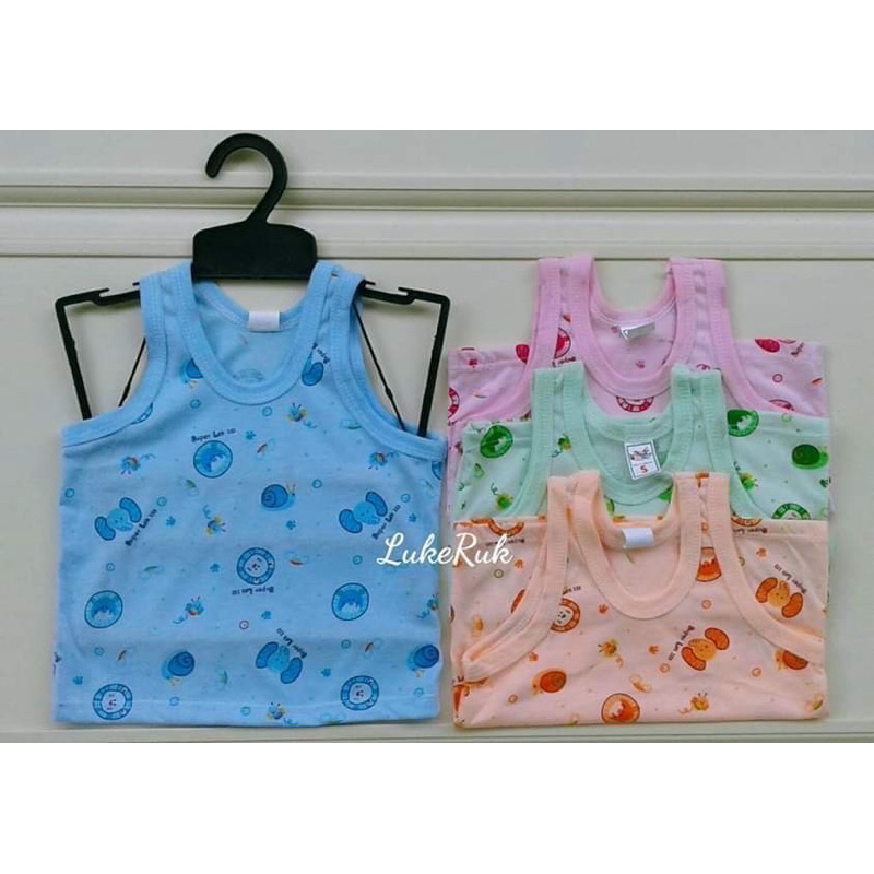 เสื้อกล้าม เด็ก สีลายกระจาย