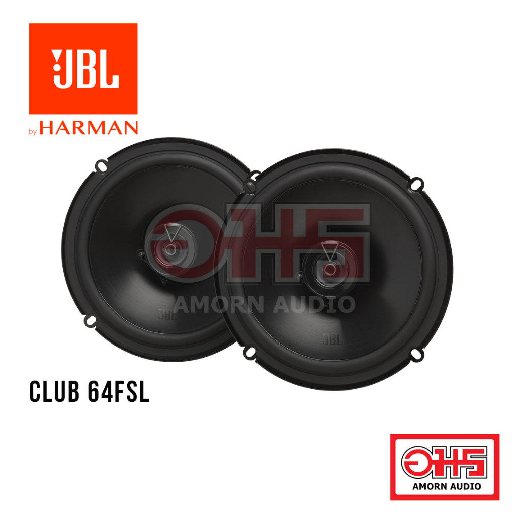 JBL Club 64FSL coaxial speakers / Power Handling 55W RMS, 165W peak / AMORN AUDIO