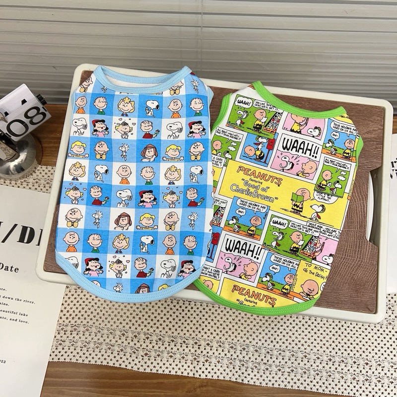 พร้อมส่ง Snoopy Comic เสื้อผ้าชุดหมาแมวสุนัขสัตว์เลี้ยง