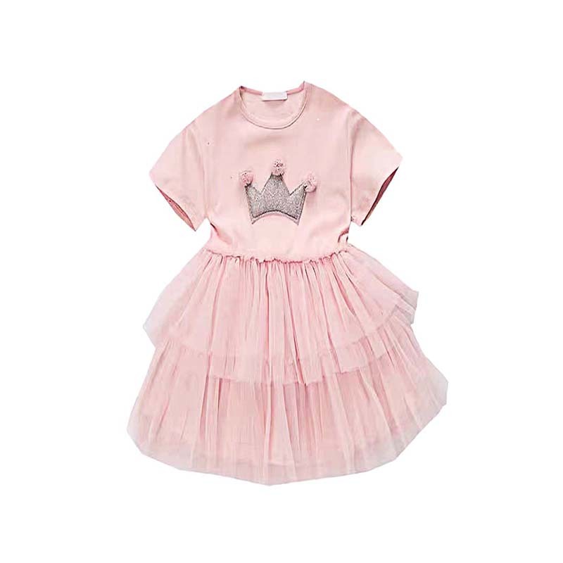 【พร้อมส่ง】เดรสผ้าฝ้ายเจ้าหญิงใหม่ เด็กผู้หญิงชุดเกาหลี