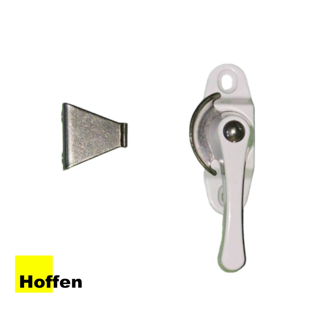 HOFFEN ตัวล็อค ล็อคบานเลื่อน ล็อคหน้าต่างประตู แบบ Halfmoon (จัดส่งเร็วมีปลายทาง)