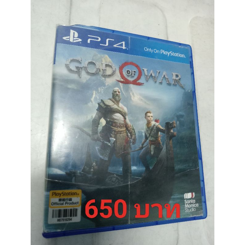 แผ่นเกมส์ ps4 God of war
