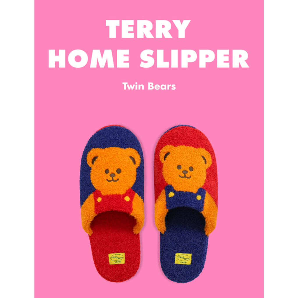 ✨พร้อมส่ง✨ Wiggle Wiggle - Terry Home Slipper รองเท้าใส่ในบ้าน