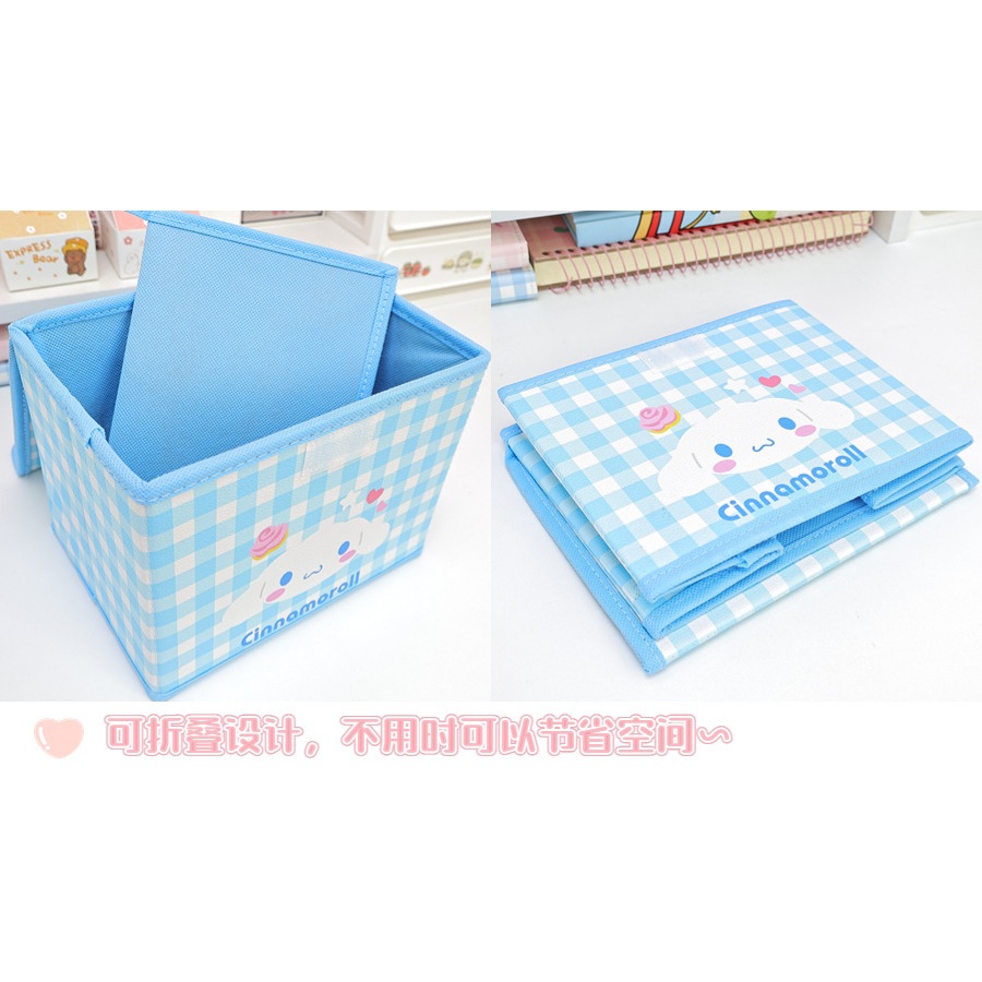 กล่องใส่ของ กล่องพับ Sanrio ขนาดเล็ก มีฝาปิด - รูปที่ 4