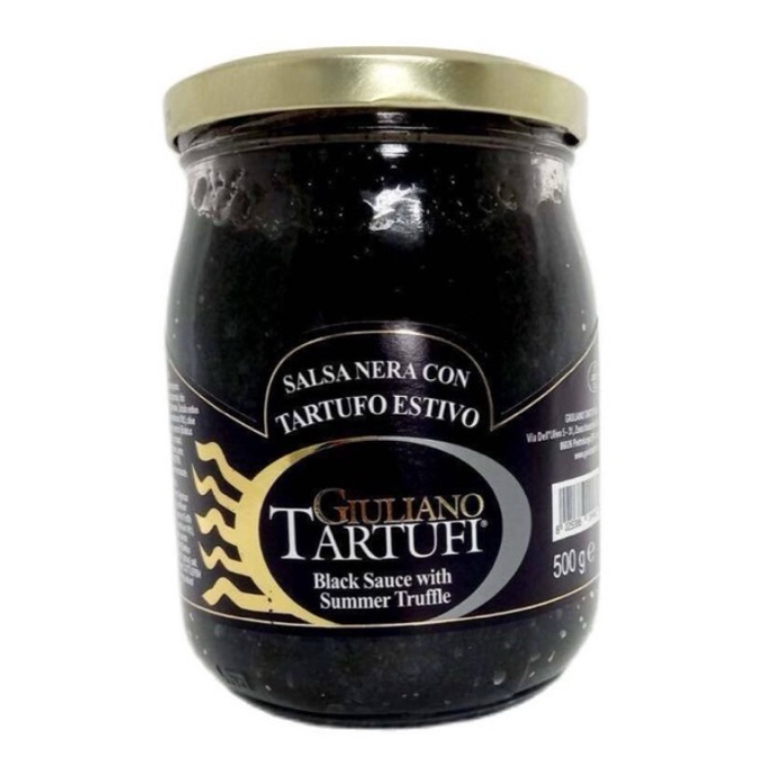 G. TARTUFI - BLACK TRUFFLE CREAM 500G Black Truffle Sauce with 5%