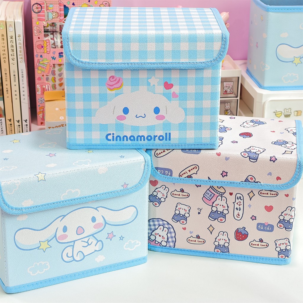 กล่องใส่ของ กล่องพับ Sanrio ขนาดเล็ก มีฝาปิด - รูปที่ 2