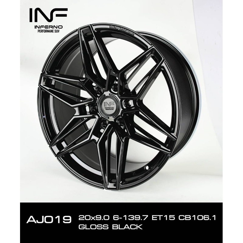 ล้อแม็กขอบ20 6x139.7 FLOW FORMING  INFERNO