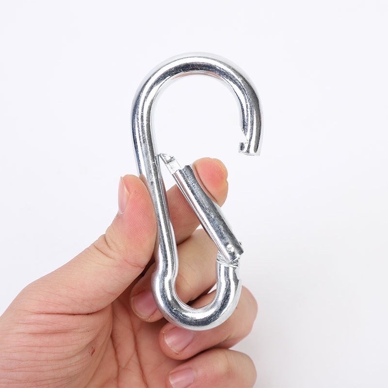 ตะขอสับโซ่เหล็กชุบซิงค์  สแน็ปลิงค์ คาราบิเนอร์   สแนปลิงค์ Carabiner ตะขอห่วงตัวD  ตะขอแขวน  สแนปฮุค  Snap Hook L148 - รูปที่ 5