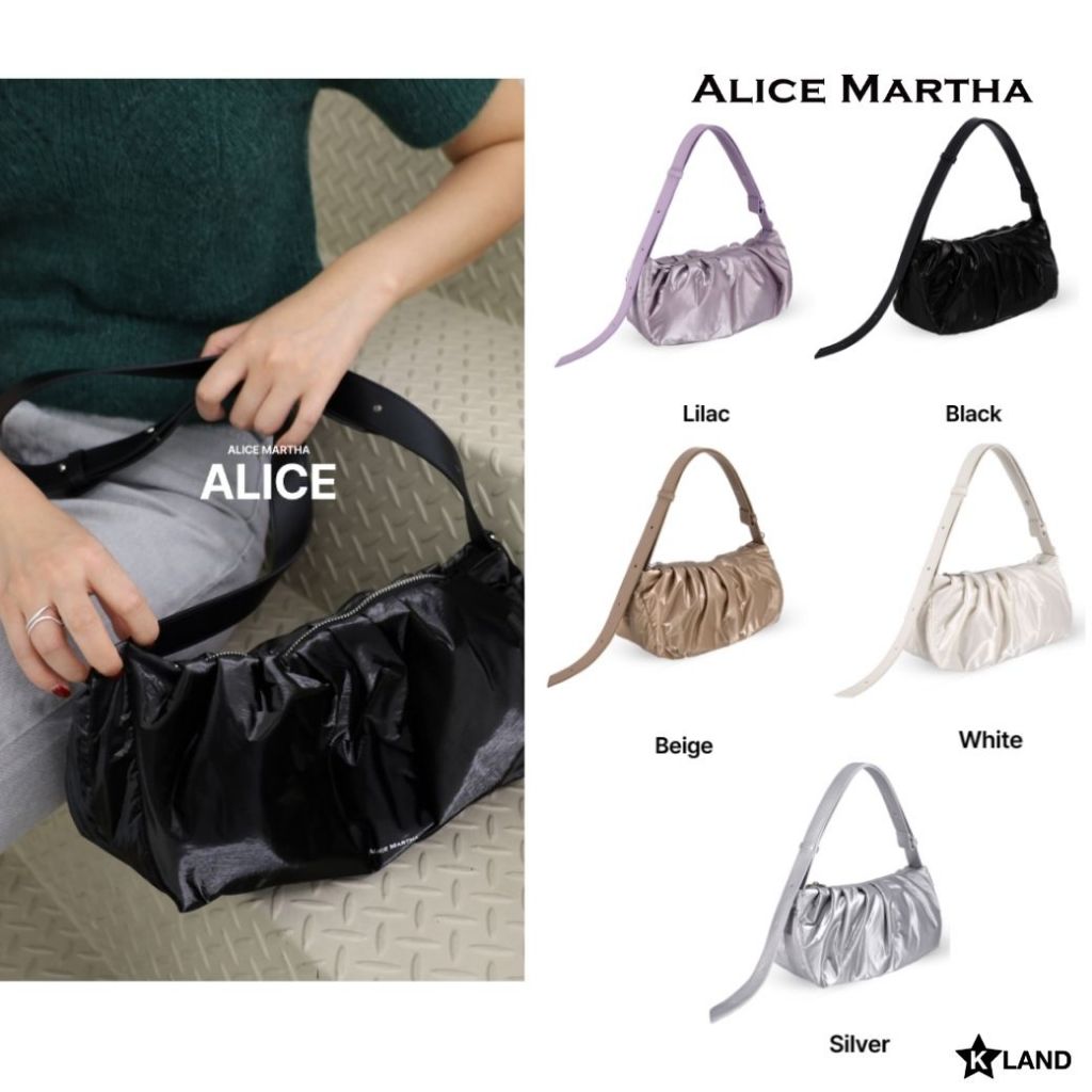ALICE MARTHA BAG PADDING อลิซ มาร์ธา กระเป๋า กระเป๋าถือ กระเป๋าสะพายข้าง (AMT24BG0006U)