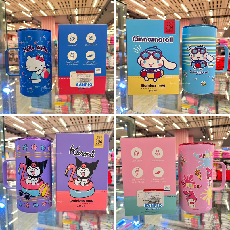 แก้วน้ำ SANRIO Stainless เก็บอุณหภูมิ 6-8ชั่วโมง