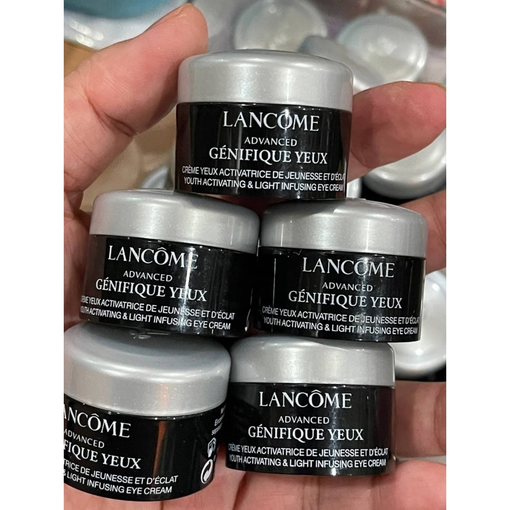ผลิต07/23 กระปุก ดำ 5ml อาย ครีม LANCOME Advanced Genifique Yeux Youth Activating Light Infusing EYE Cream 5ml. อายครีม