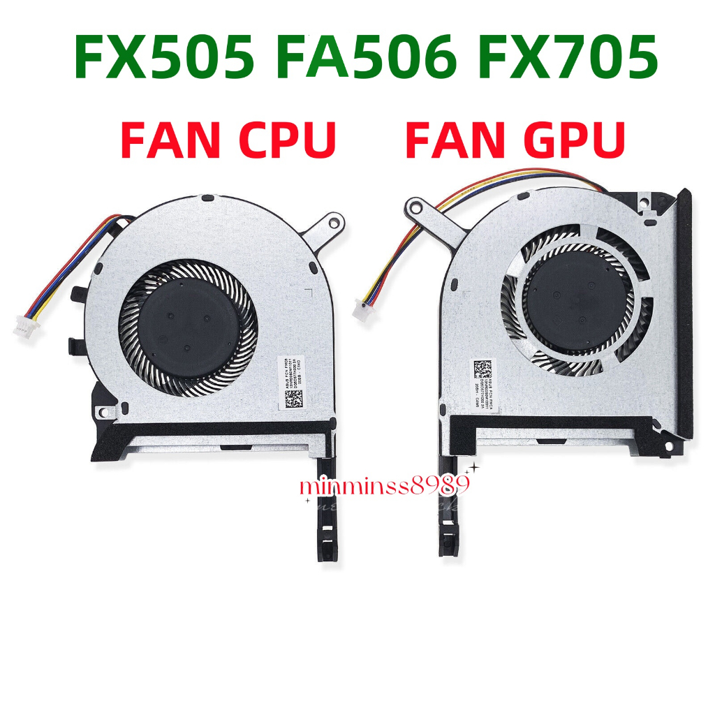 พัดลมFAN CPU GPU  ASUS A15 FA506LL FA506LU  FX505GE FX505GD FX505GM FX505DT FX705DT FX506IU FA506IH FX5057 FX516