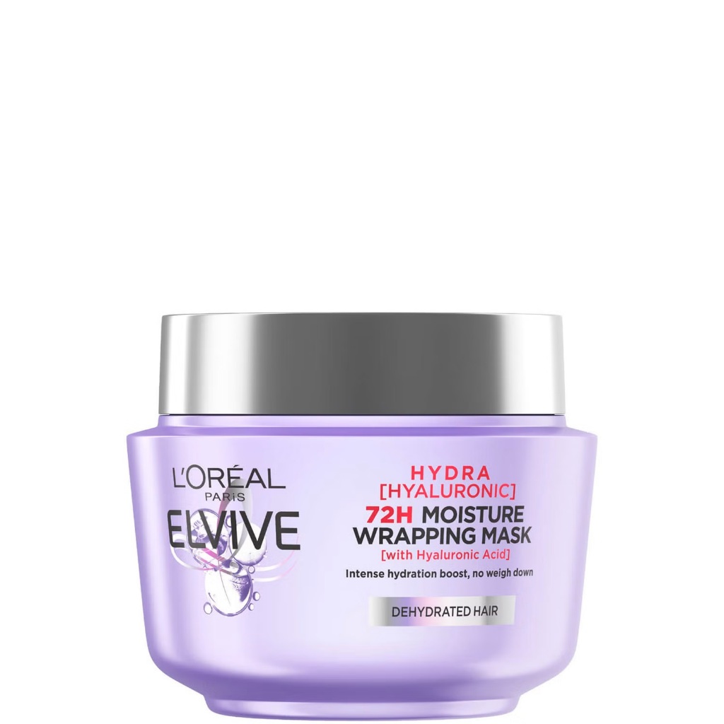 พร้อมส่ง ของแท้ L'Oreal Paris Elvive Hydra Hyaluronic Acid/Colour Protect Purple/Long Hair Mask (250ml/300ml)