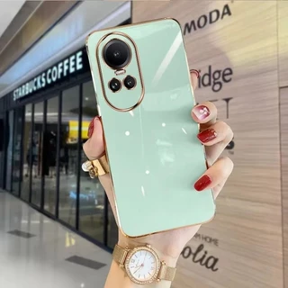 เคส TPU ขอบตรง สำหรับรุ่น Oppo Reno 10 Pro Plusกันกระแทก Forออปโป้ Reno 10