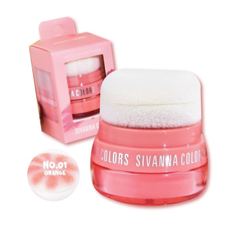 SIVANA POP BLUSH HF5115 ปัดแก้ม มาการอง #01 #02 3.5g.