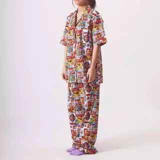 PAUL FRANK ชุดนอน WOMENS JULIUS & FRIENDS COMIC SS PANTS SET