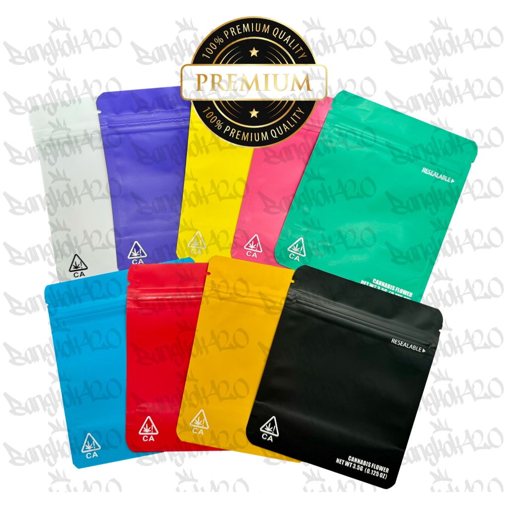 🔥ราคาส่ง🔥ถุงซิป 1 กรัม/3.5 กรัม เก็บกลิ่น กันชื้น คุณภาพสูง Colored Smell proof Zip Bags 1/3.5 grams