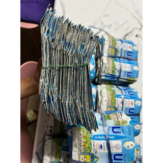 กล่องนมเปล่าล้างสะอาด พร้อมส่ง แพ็คละ1กิโลกรัม (120-140ชิ้น) กล่องนมทำหมวก