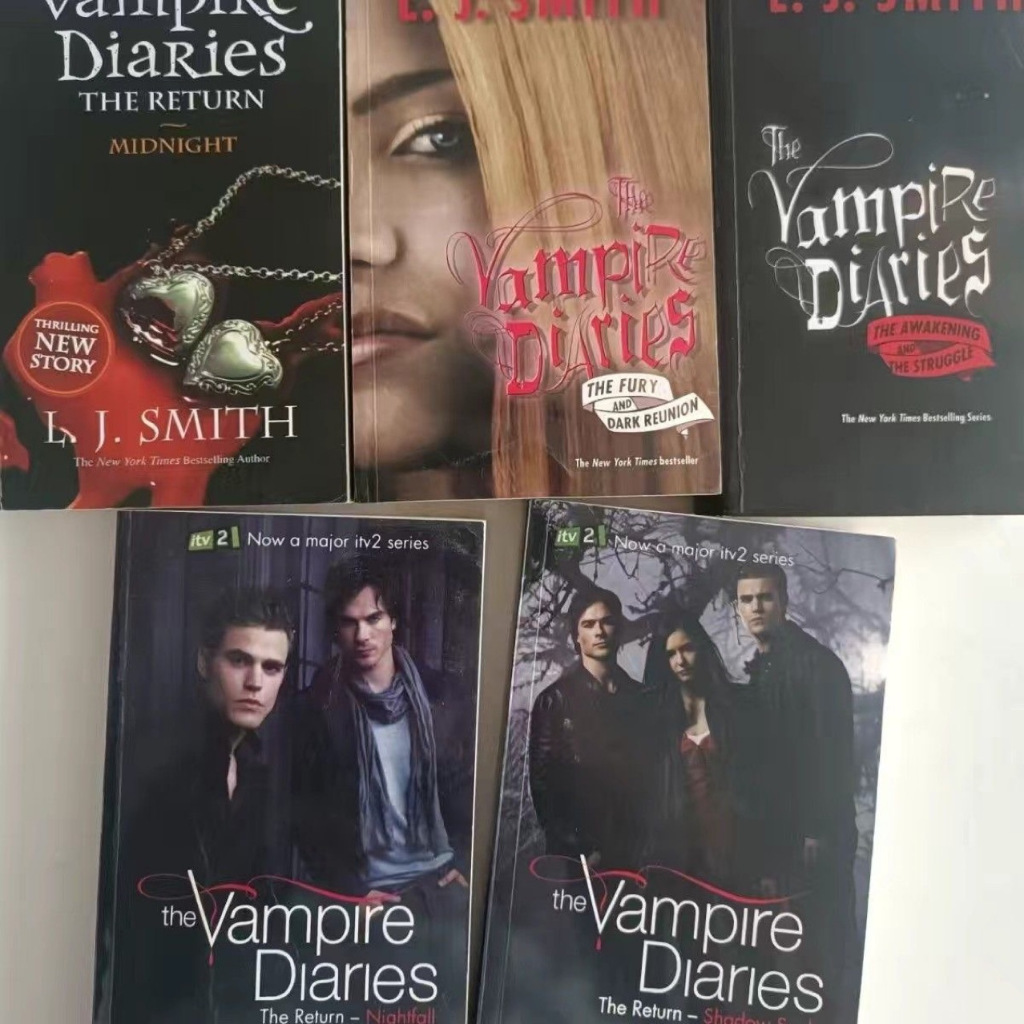 (พร้อมส่ง) The Vampire Diaries : The Struggle Vampire ครบชุด 5 เล่ม ฉบับภาษาอังกฤษ