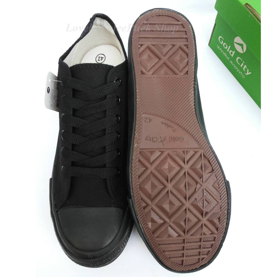 GoldCity1207-๑/๒ รองเท้าผ้าใบแฟชั่นใส่ทนใส่ดี มีหลายสี พื้นนุ่ม (พร้อมส่ง!) Size 35-47มี19สี