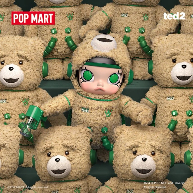 💚POP MART MEGA SPACE MOLLY 400% Ted 2 Limited Edition