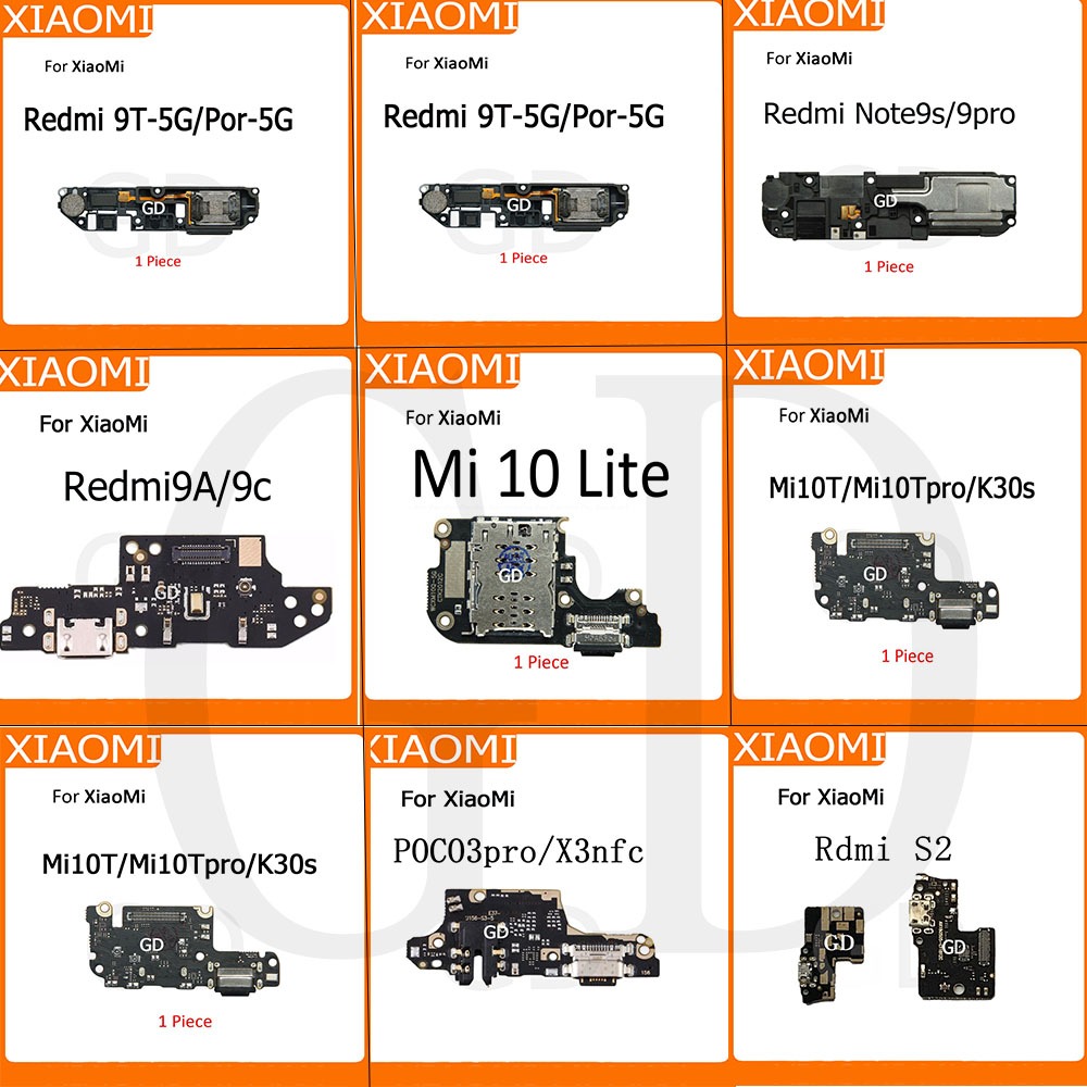 USB แพรชาร์จ ชุดชาร์จ XiaomiRedmi Note 12 (4G)/ Redmi 13C/Note11/11s-4G /M4pro-4G/i Note11/mi 10/POCO X2/K30-4G/Mi9.....