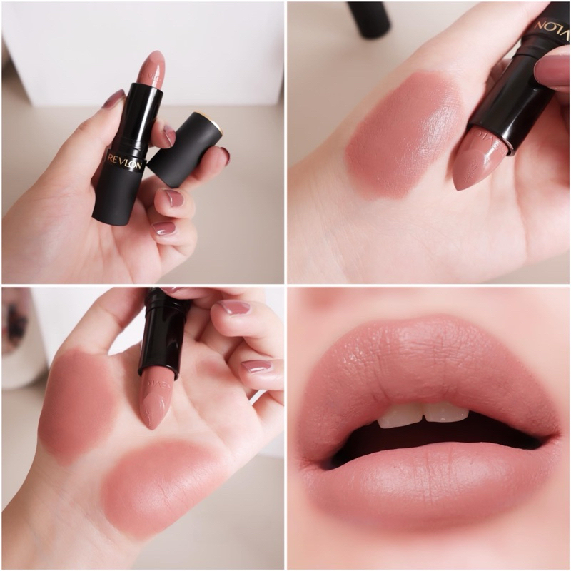 ลิป Revlon สีตามหา สีขายดี น้องปรับโฉมใหม่แพคเก็จสวยหรูดูแพง สีนี้คือจึ้ง ทาแล้วปากไม่แห้ง เนื้อแมตต์แบบชุ่มชื้น สวยไปตำ