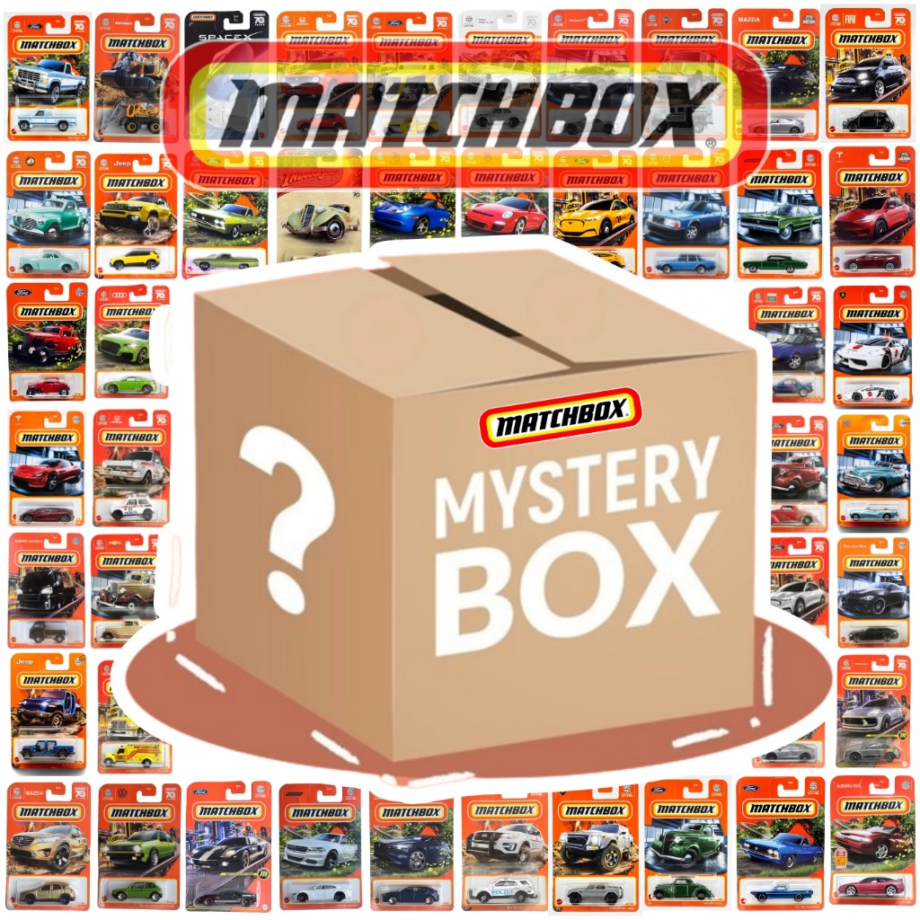 รถเหล็ก MATCHBOX สุ่ม 1คัน เลือกแบบให้ไม่ซ้ำ ไม่มีรถการตูน สินค้ามือ 1 ของแท้ พร้อมจัดส่ง รถของเล่น ของสะสม
