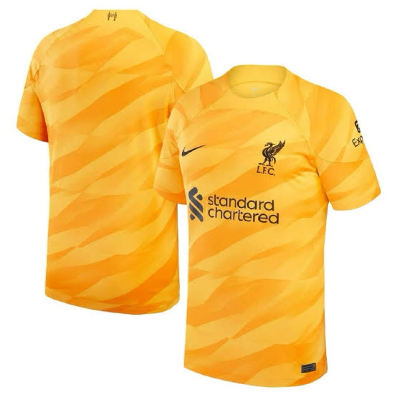 [ของแท้] เสื้อ  Nike Liverpool 2023/24 Away GK สีส้ม ป้ายต่างประเทศ ของใหม่ป้ายห้อย  #lfc #liverpool