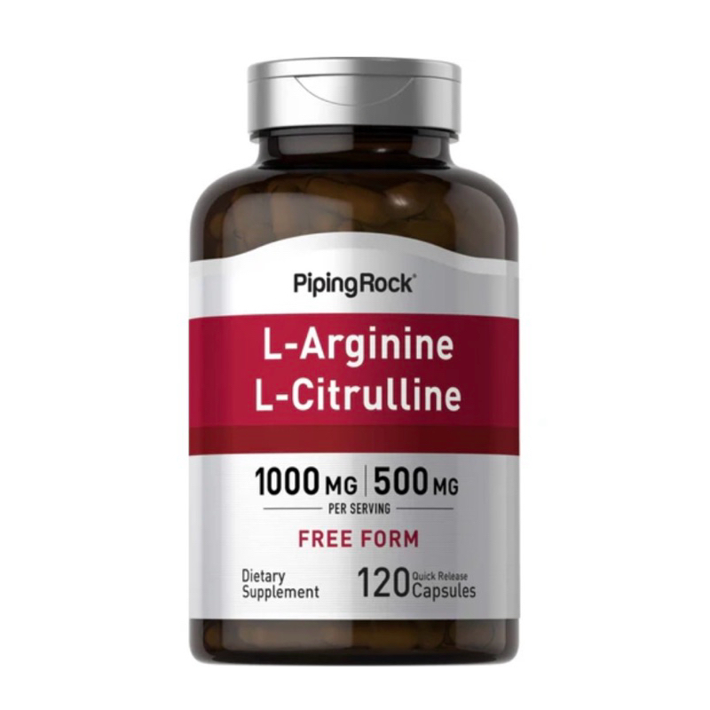L-Arginine + L-Citrulline 120 capsules