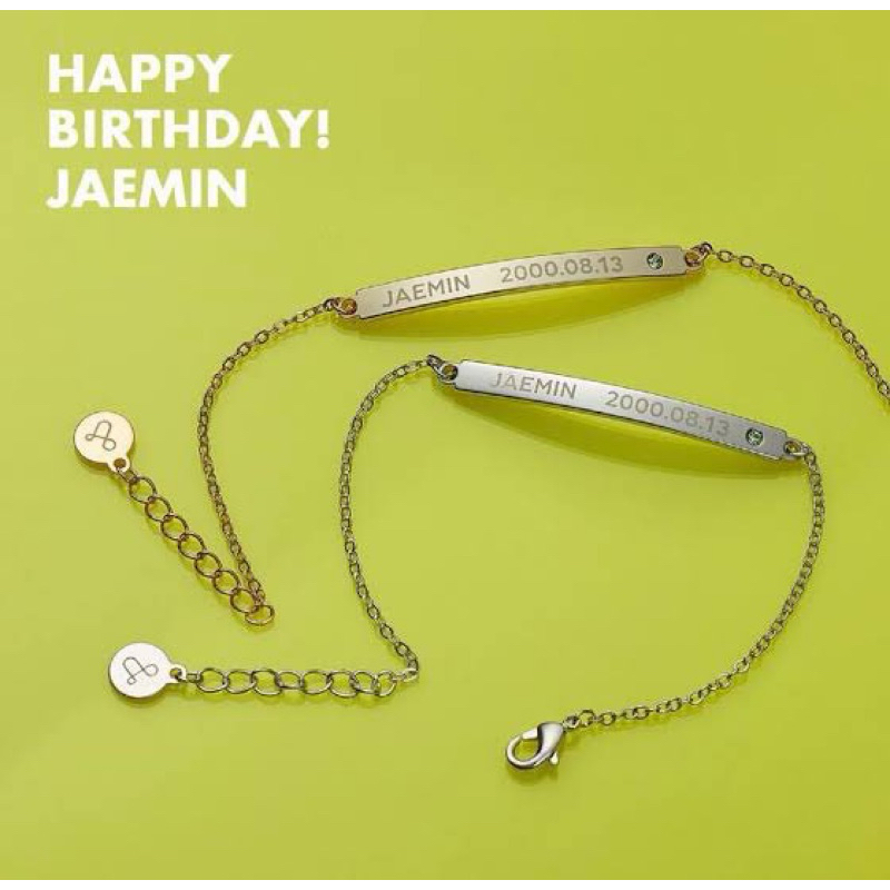 สร้อยข้อมือวันเกิด แจมิน : JAEMIN - Birthday bracelet