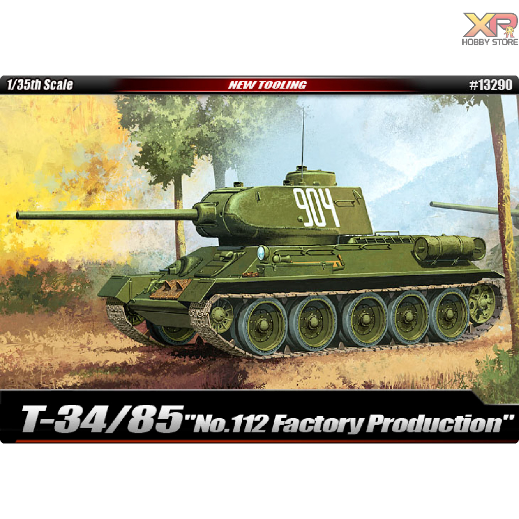[Academy Model] 1/35: T-34/85 "No.112 FACTORY PRODUCTION" (AC 13290)