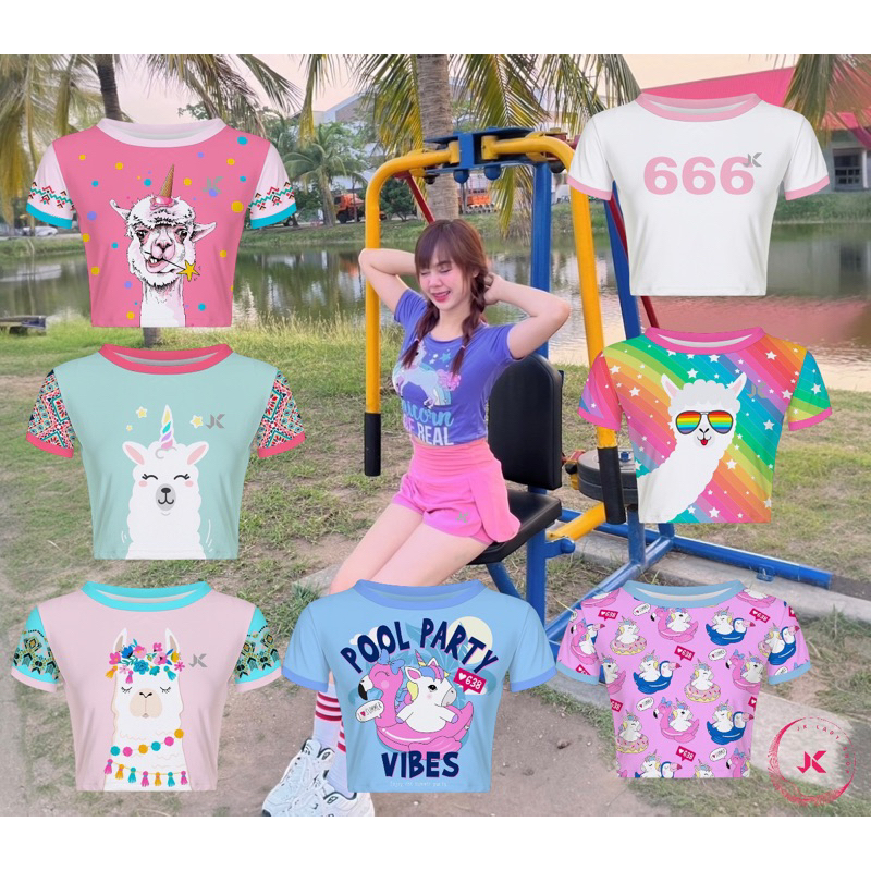 เสื้อวิ่งแขนสั้น#เสื้อครอปสั้นแฟชั้น#เสื้อใส่ออกกำลังกาย