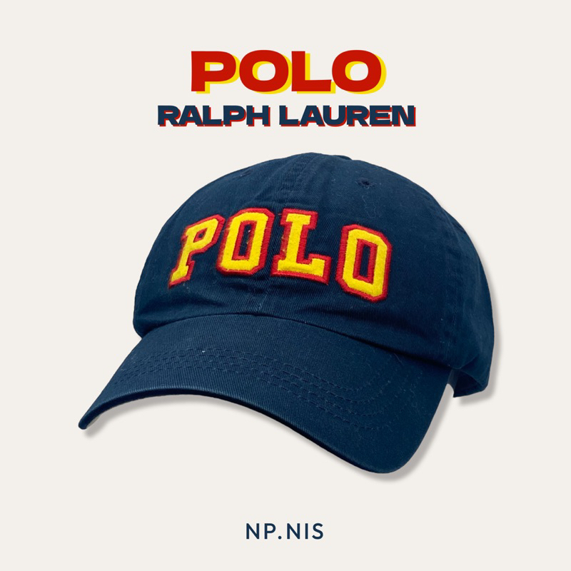 หมวก POLO แท้มือสอง ปัก POLO ⚠️Rare Item⚠️ Ralph Lauren