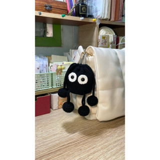‼️พร้อมส่ง‼️Susuwatari bag crochet🖤 กระเป๋าใส่เหรียญเจ้าก้อน…